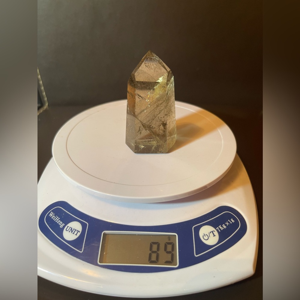 Smoky Quartz Tower. 89 gr, 3.14 oz, 0.195 lb